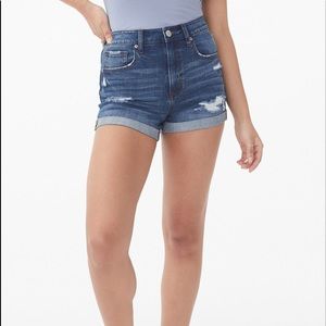 Aeropostale Midi High Waist Shorts